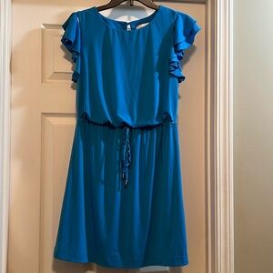 Jessica Simpson Size Small Beautiful Blue Short Sleeve Dress